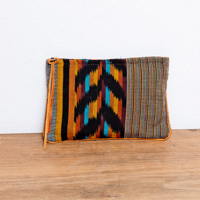 Handwoven clutch